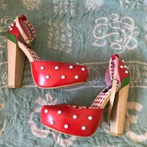 👠 Iron Fist Strawberry Shortcake Heels Platforms